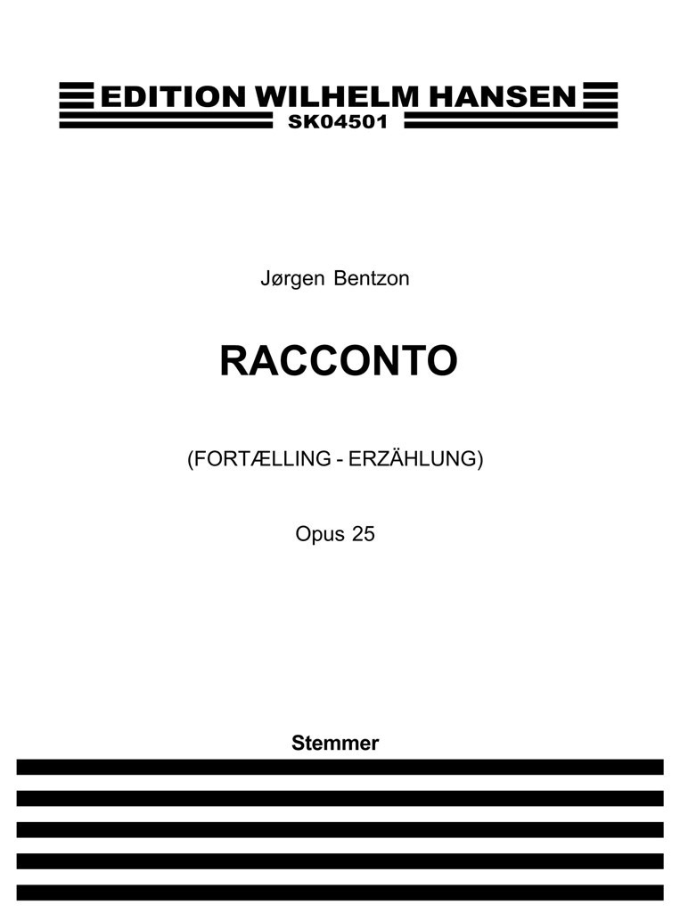 Racconto, Op. 25